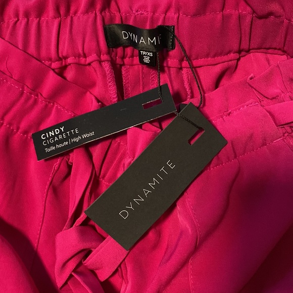 NWT ** Dynamite Cindy Cigarette Pant - Picture 3 of 3